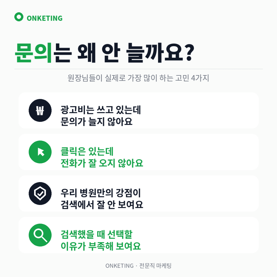 병원 블로그마케팅, 문의가 늘지 않는 진짜 이유