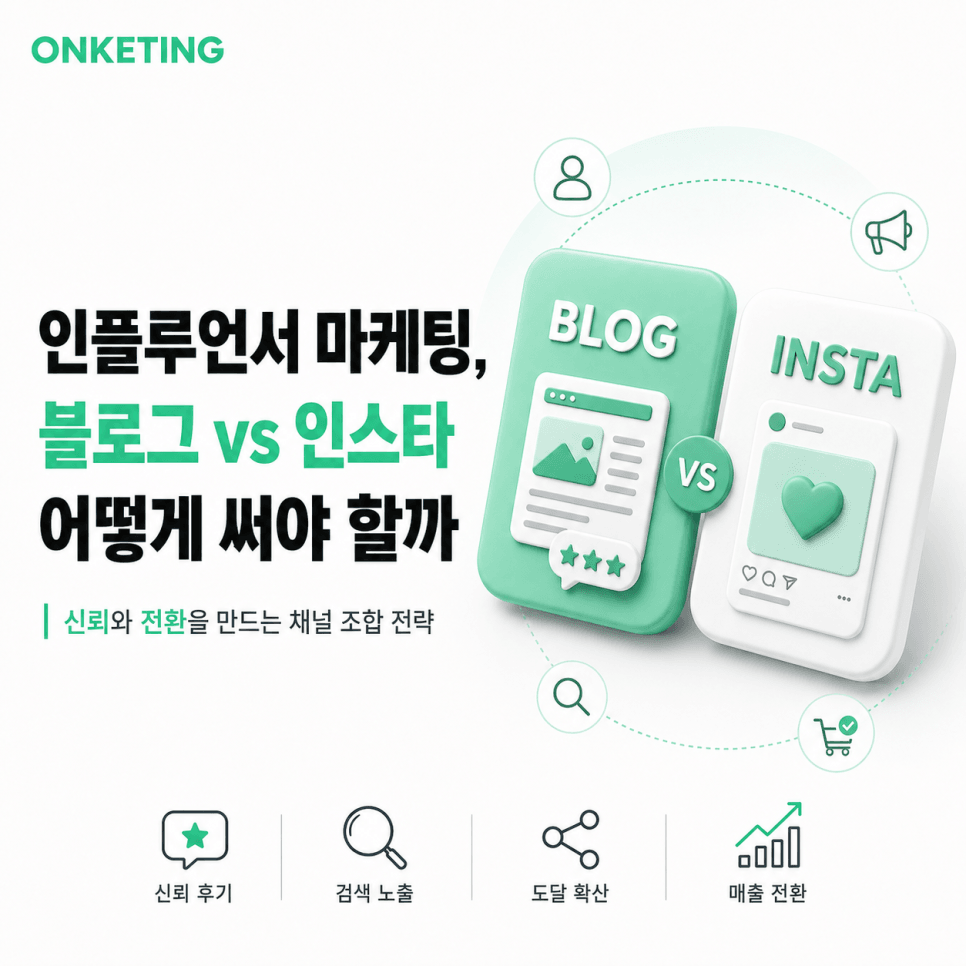 인플루언서 마케팅, 블로그와 인스타그램 제대로 나눠 쓰는 법
