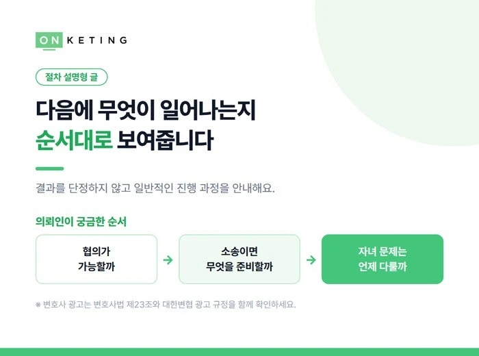 다음에 무엇이 일어나는지 순서대로 보여줍니다
