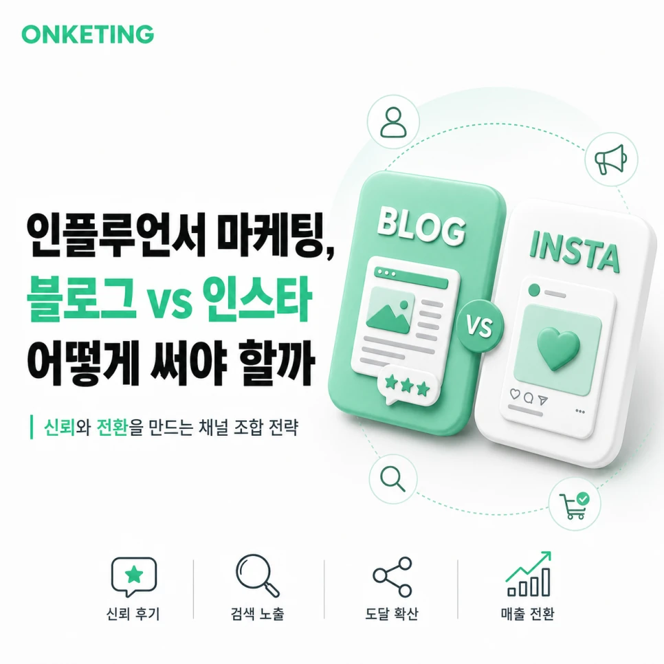 인플루언서 마케팅, 블로그와 인스타그램 제대로 나눠 쓰는 법