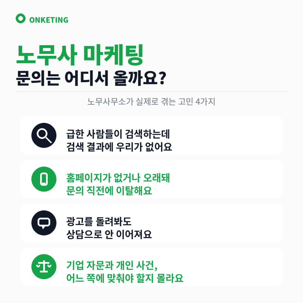 노무사 마케팅, 상담 문의가 들어오는 채널 3가지