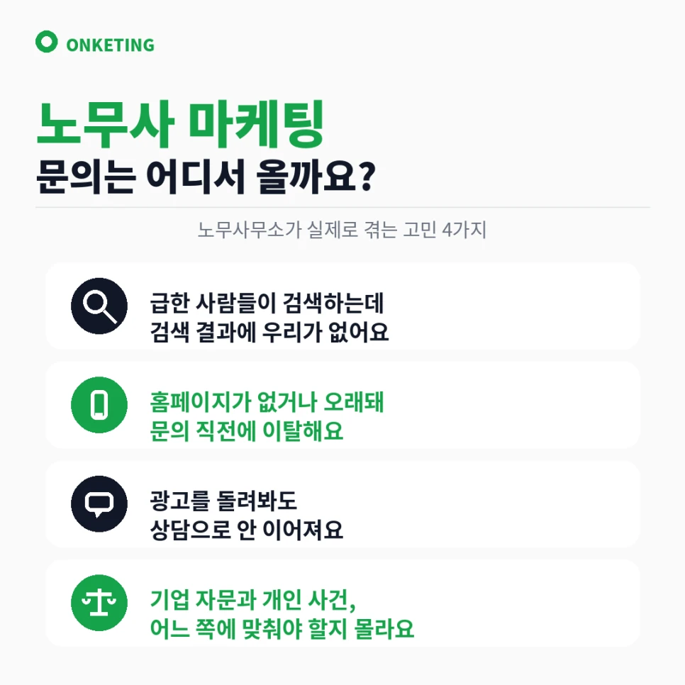 노무사 마케팅, 상담 문의가 들어오는 채널 3가지